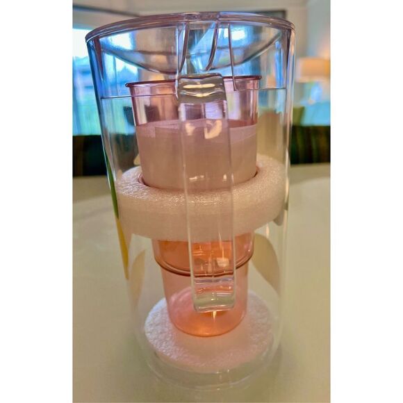 New Kate Spade Lemon Print Pitcher and Pink Cup Set NWOT - Picture 9 of 9